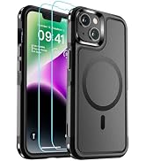 SUPFINE Magnetic for iPhone 14 Case, (Compatible with MagSafe)(12FT Military Grade Drop Protectio...