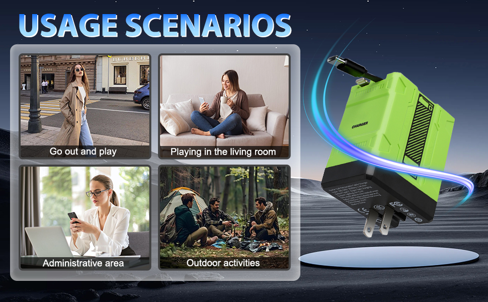 2-in-1 Compatible with Fast Charger