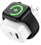 20W for iPhone Charging Block with Built-in Watch Charger, 3 in 1 iWatch | Series 11 10 9 8 7 6 5...