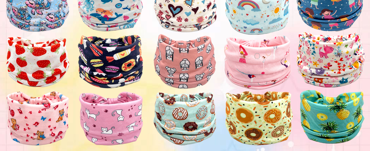 Girls Headbands Wide Knotted Hair Bands