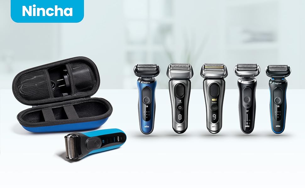Nincha Electric Shaver Case for Braun Series 3, Series 5, Series 7, Series 9 