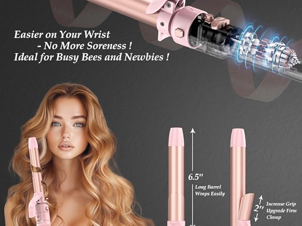 auto rotating curling iron brush