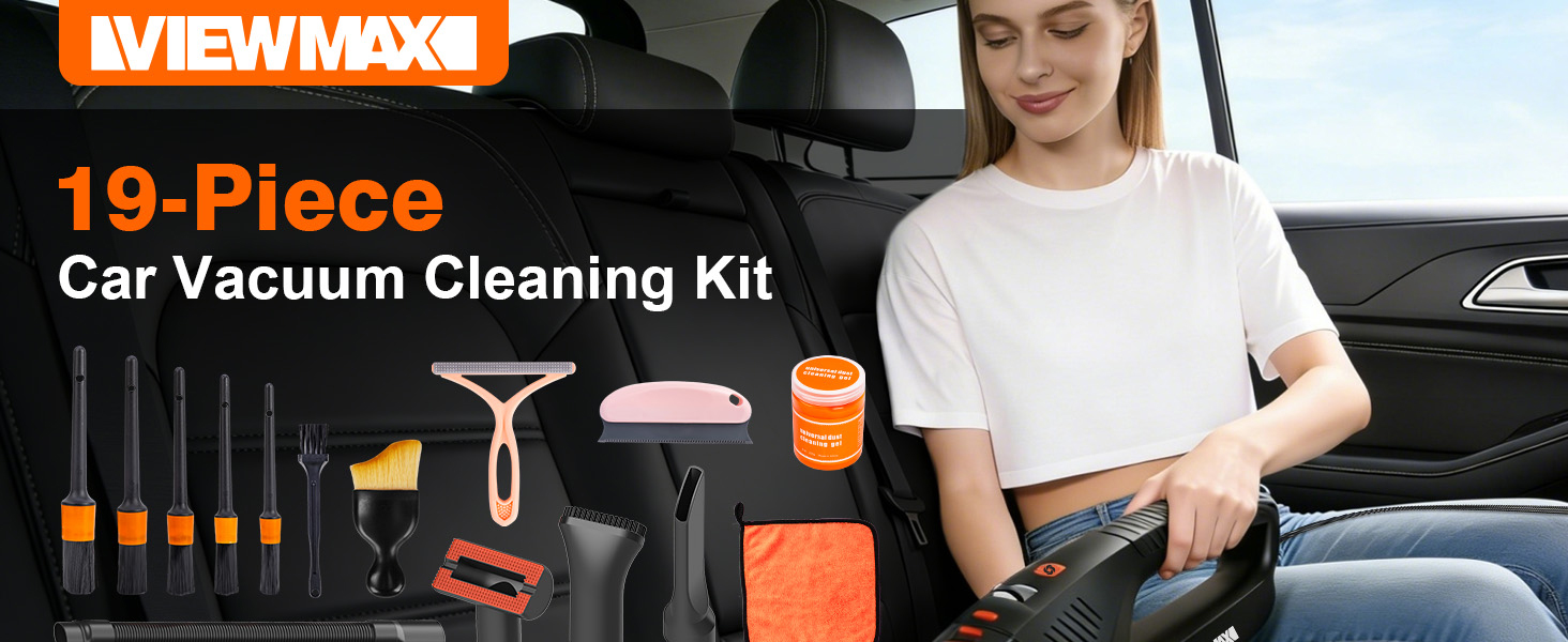 car cleaning kit 19-piece