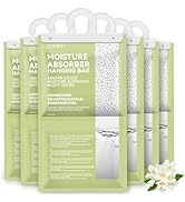 CLEVAST Moisture Absorbers Packets - 15.2 OZ, 6 Pack Large Dehumidifier Bags for Closet, Hanging ...