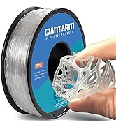 GIANTARM TPU Filament, 95A TPU Filament 1.75mm, Dimensional Accuracy +/- 0.03, Flexible Soft 3D P...