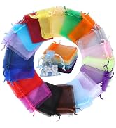 475 Pcs Sheer Mini Drawstring Bags with Drawstring,2.8x3.8 in Mini Organza Gifts Bags Bulk,Candy ...