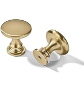 khtumeware 10 Pack Knob Champagne Bronze Cabinet knobs,Solid Heavy-Duty Bifold Closet Door Knobs ...