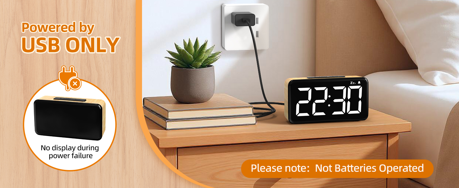 electric clocks for bedroom