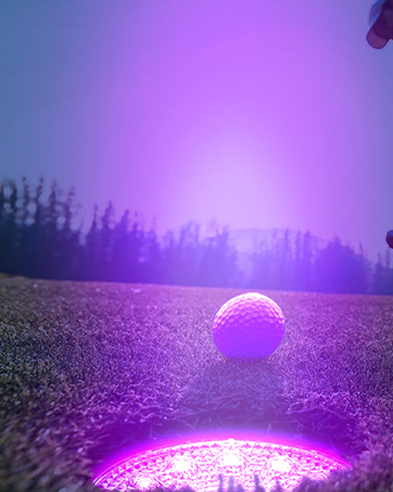 golf hole light