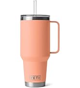 YETI Rambler 42 oz Tumbler with Handle and Straw Lid, Travel Mug Water Tumbler, Vacuum Insulated ...