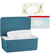 Whiidoom Diaper Wipes Dispenser Wipes Holder, Wipes Tissue Case Keeps Wipes Fresh Tissue Wipes Co...