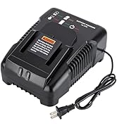 GRVODFRTA 18 Volt Battery Charger for Ridgid, R86091 R86092 Replacement Charger Compatible with R...