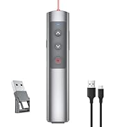 Metal Presentation Clicker with Laser Pointer for Powerpoint Presentations Powerpoint Clicker Rem...