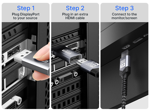 hdmi to displayport adapter