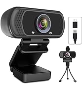 ToLuLu USB C Webcam for PC, 1080P HD Web Cam with Mic,Computer Camera with Privacy Cover & Tripod...
