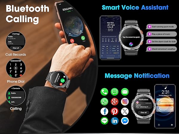 Bluetooth call and message notifications