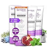 Sprinjene Fluoride Free Toothpaste for Sensitive Teeth &amp; Gum - All Natural Toothpaste Fluoride Fr...