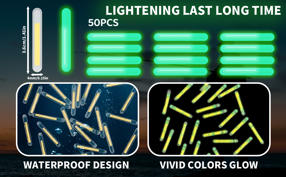VIVID COLORS GLOW, WATERPROOF DESIGN