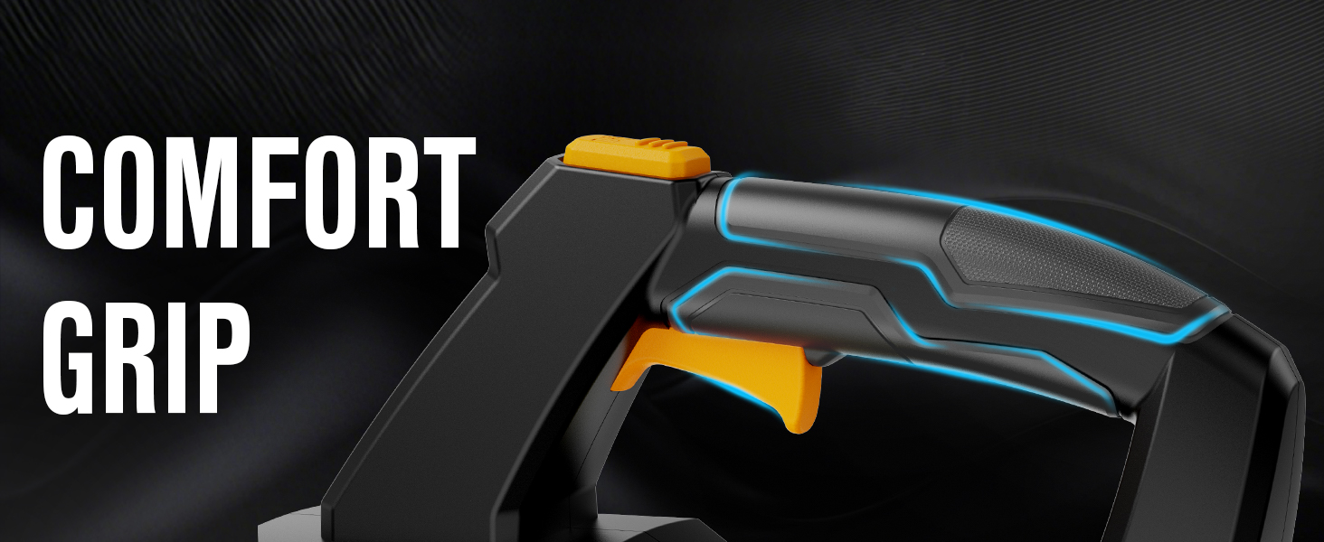 Comfort grip blowers for lawn care