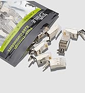 Cat6a pass through RJ45 Ethernet cable connectors