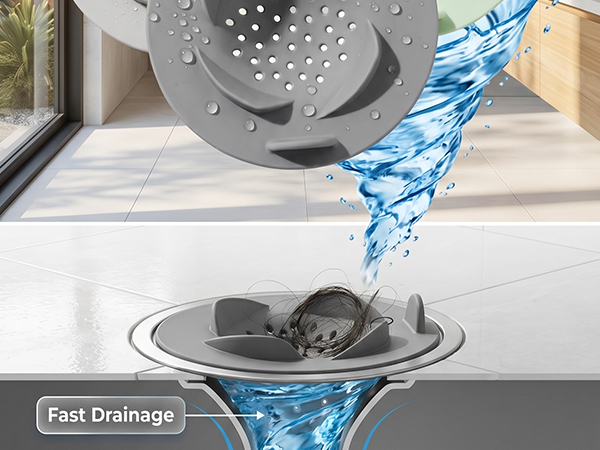 4 Pack Sink Drain Strainer Set