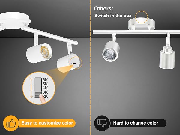 ceiling spot light track lighting kit