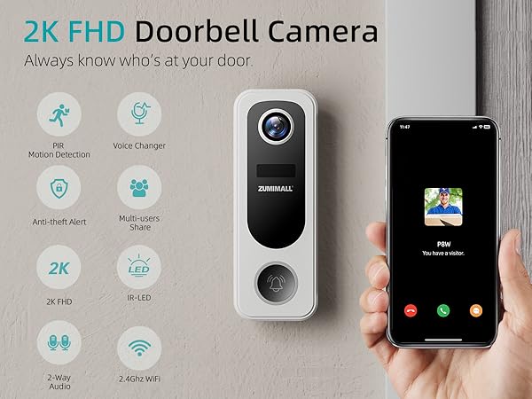 P8W doorbell camera