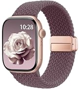 Braided Stretchy Band Compatible with Apple Watch Bands 38mm 40mm 41mm 42mm 44mm 45mm 46mm 49mm W...
