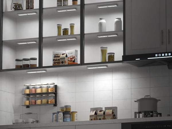 dimmable led shelf lights kitchen closet lighting