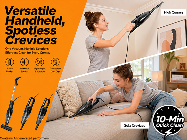 corded stick vacuum cleaner