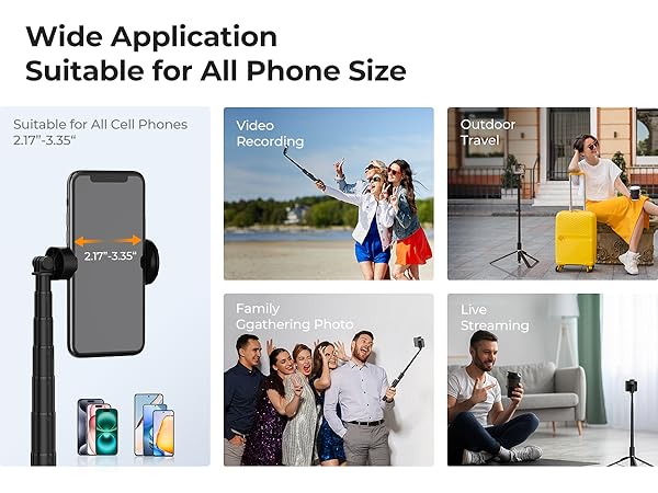 iPhone tripod with remote