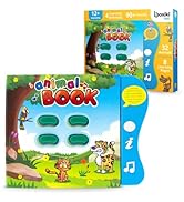Boxiki kids Animal Sound Book for Toddler - Children Educational Toys for 1,2,3 Years Old with An...