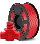 JAYO ABS Filament 1.75mm 1kg Red, Strong &amp; Durable 3D Printer Filament, Hot Deformation 90?, Perf...