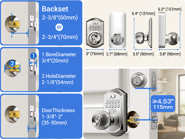 keyless entry door handle