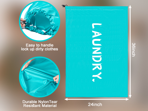 Large Laundry Bags for Traveling,Dirty Clothes Travel Bag,Laundry Bags for Camp