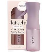 Kitsch Continuous Spray Bottle for Hair – Sheer Violet, 150ml | Fine Mister Spray Bottle &amp; Water ...