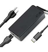 45W USB C Charger Compatible with Hp Dell Lenovo Acer chromebook Asus Samsung Sony Charger Fast C...