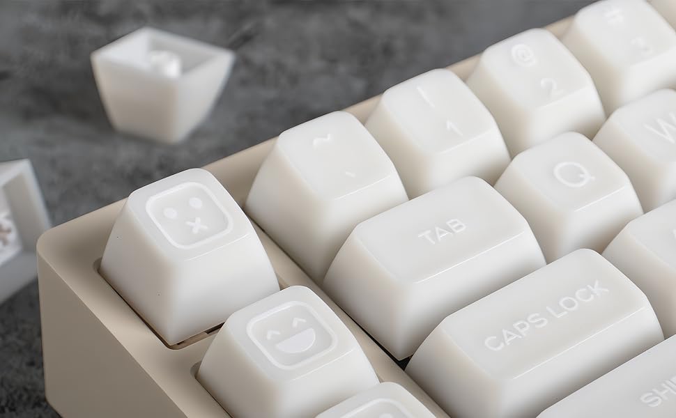 White Jade Keycap Set