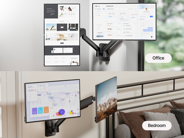 monitor arm wall mount