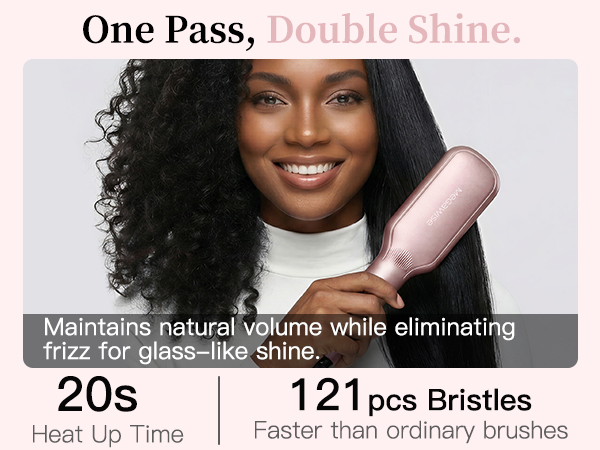 hair straightener brush