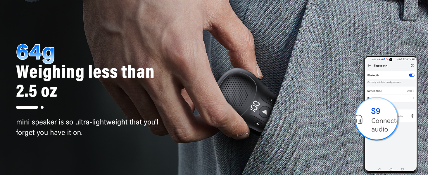 Wearable Bluetooth Speaker
