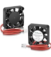 AmRunJe 40mm x 10mm 24v Cooling Fan 2Pin Brushless DC Replacement for 3D Printer, Cooling for End...