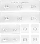 YEHOSHUN Shower Caddy Adhesive Replacement, 8 Pcs Strong Shower Shelf Adhesive, WaterProof Shower...