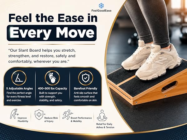 slant board for mobiility