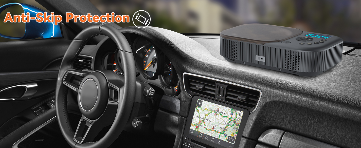 Anti-skip protection