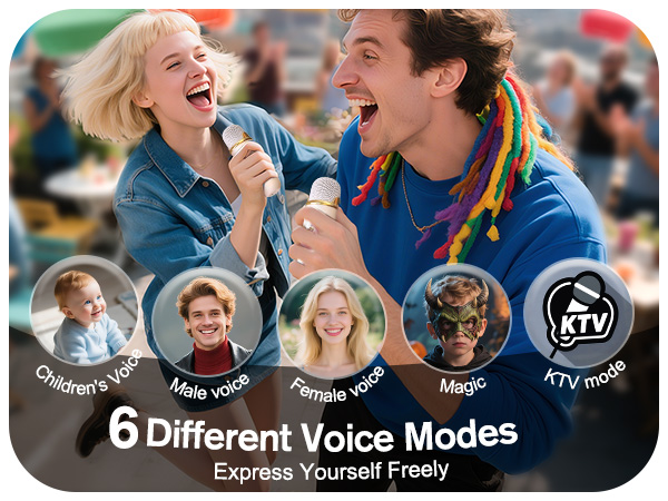 6 Diffrent Voice Effects