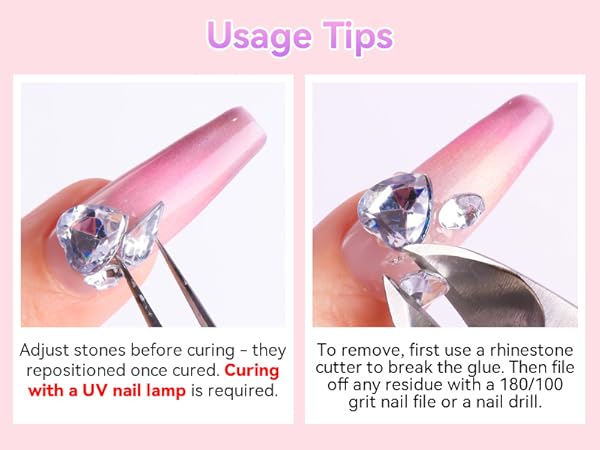 nail charm glue