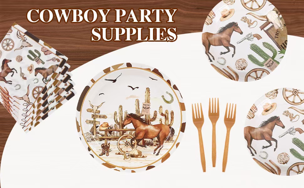 western party plates