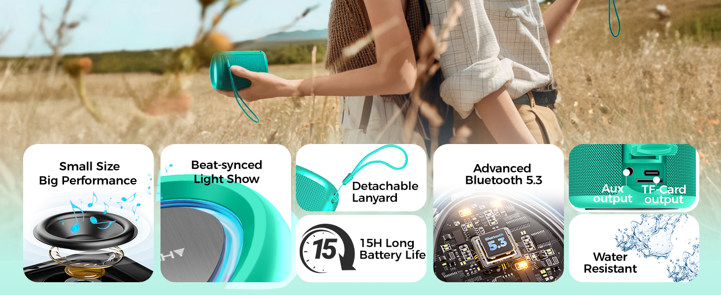 teal bluetooth speaker