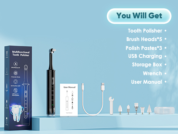 teeth polish tooth polishing kit teeth whitening kit plaque remover for teeth